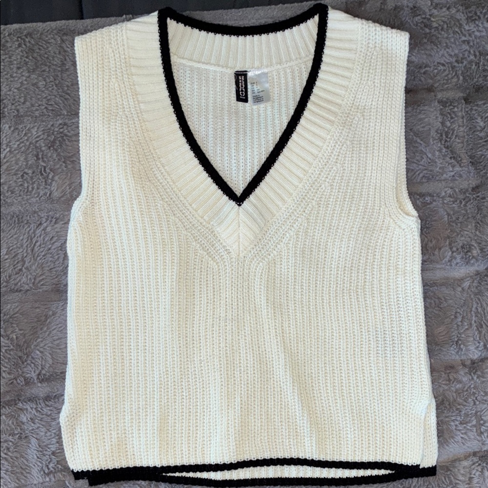 Cream Sweater Vest